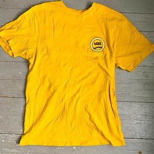 Yellow Vans T Shirt - Worn Once